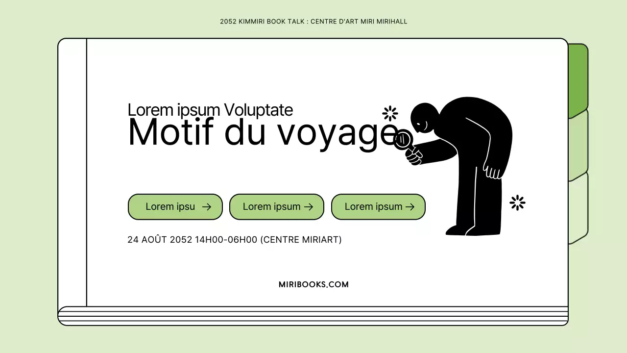 Un concept de livre épuré en violet et noir Booktalk