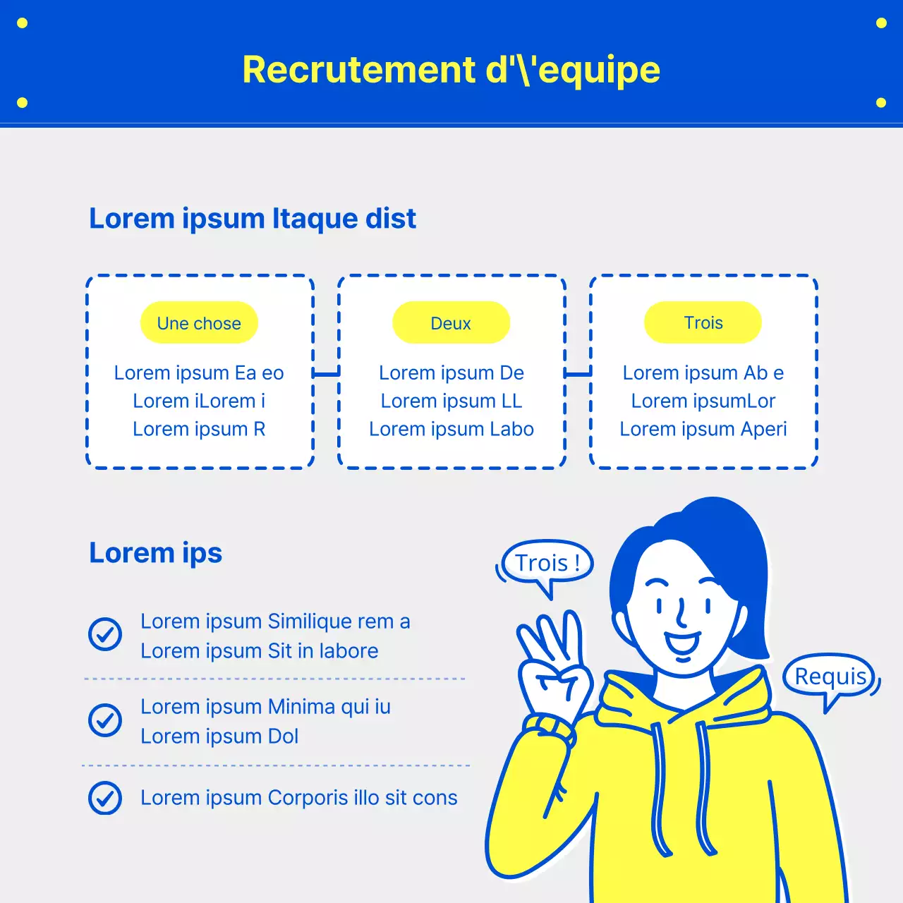 Blue and Lemon Illustration Outreach Competition Team Recruitment CardNews