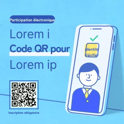 Modèle d'illustration de téléphone portable bleu clair