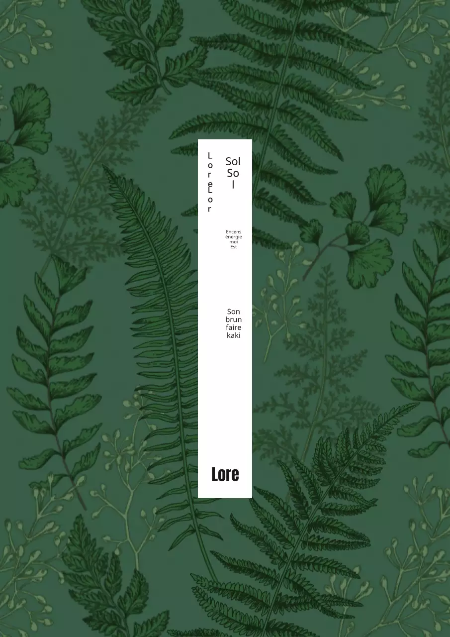 A l'intérieur de l'herbier vert et apaisant