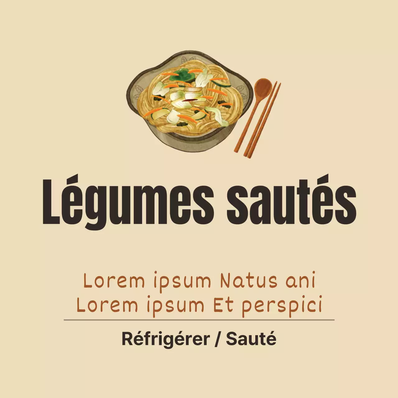 Légumes sautés