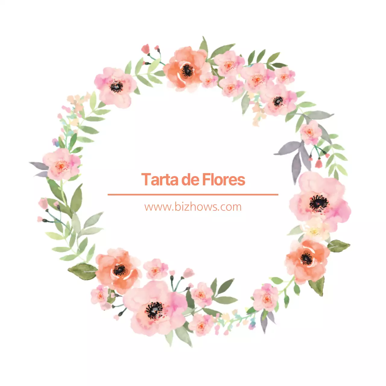 TARTA DE FLORES