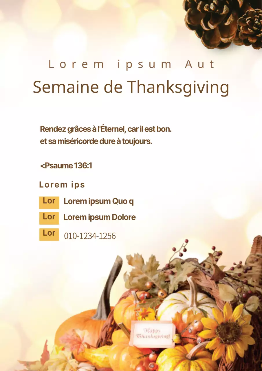 Semaine de Thanksgiving