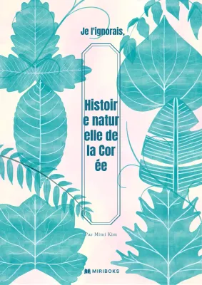 Illustrations botaniques en histoire naturelle coréenne bleue