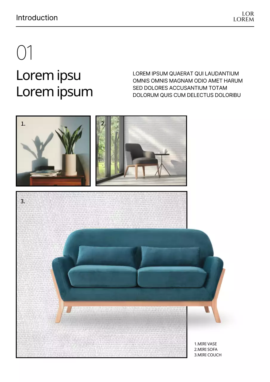 Illustration d'un meuble avec un plaid bleu marine et des chaises