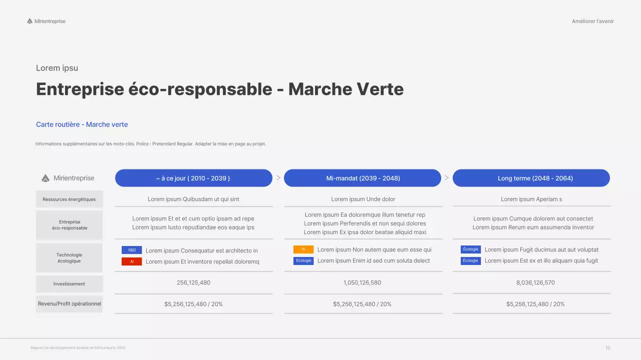 Rapport ESG de l'entreprise avec un concept rouge et coloré