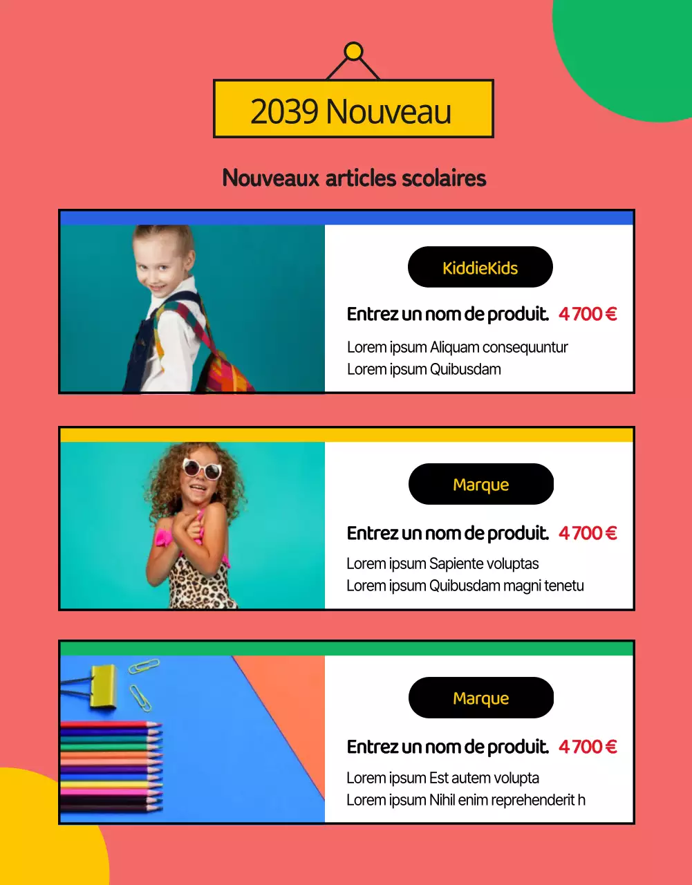 Un tour d'horizon coloré et illustré de nos articles préférés pour la rentrée scolaire.