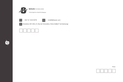 Logo marron clean business