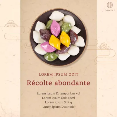 Un message d'accueil beige pour le milieu de l'hiver sur Instagram