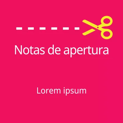 Notas de apertura