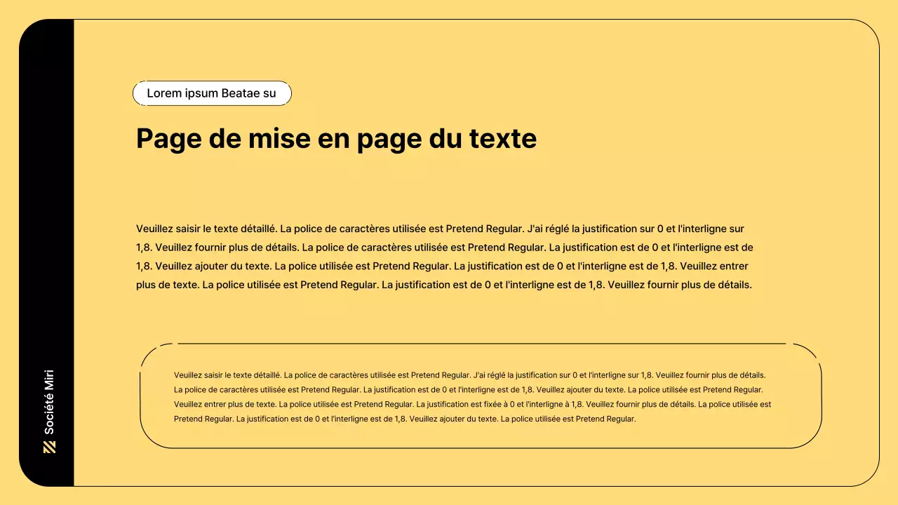 Illustration d'entreprise avec des lignes simples et la couleur jaune