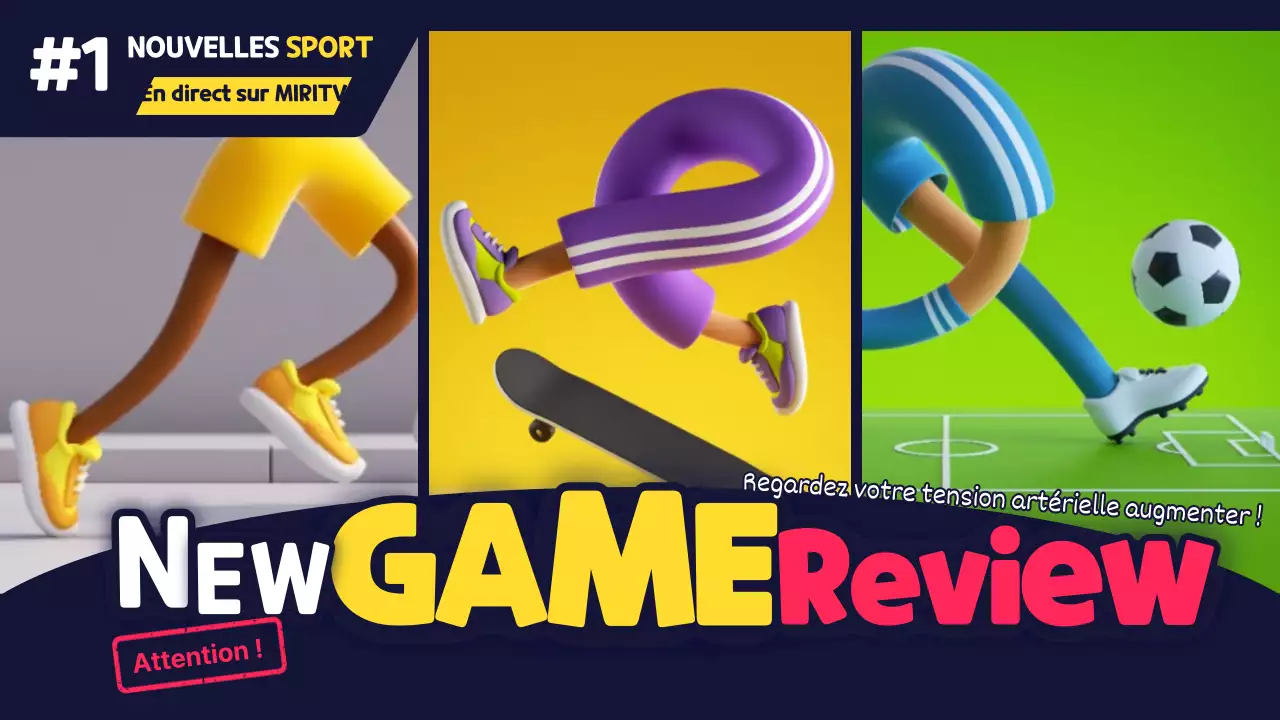 Concept d'information sportive : diffusion d'un match coloré