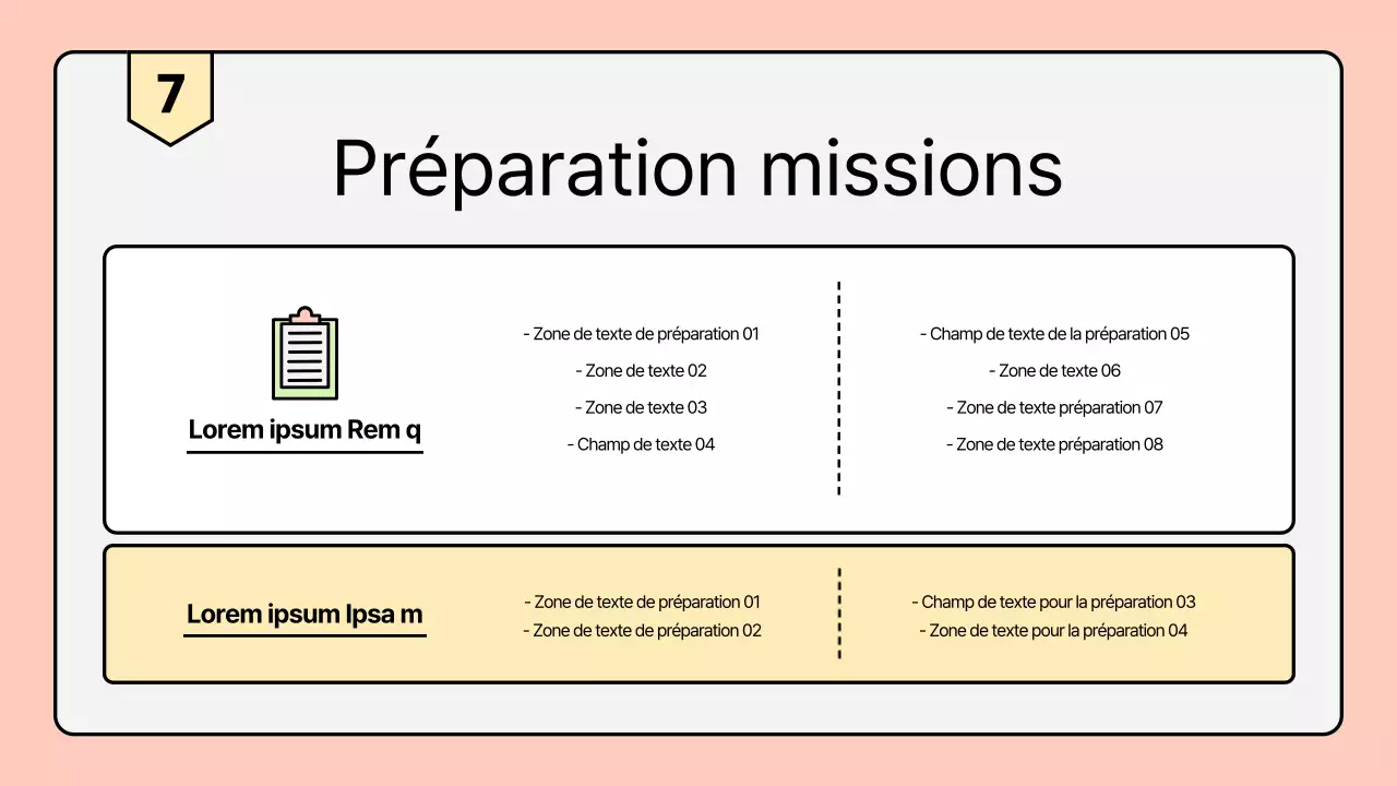 Une brochure de mission d'été de l'église aux couleurs pastel et épurées