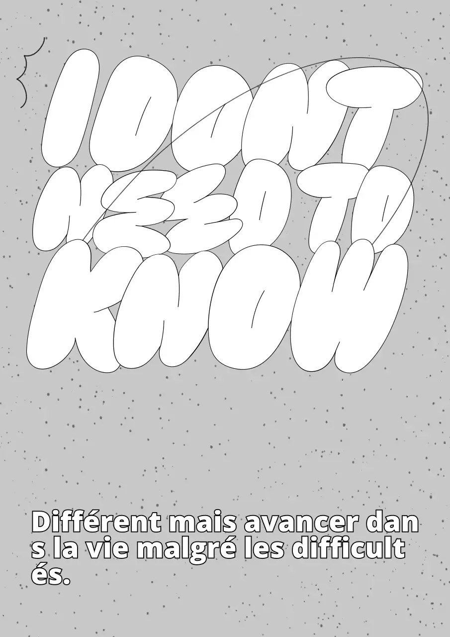 Affiche d'intérieur calligraphiée en blanc et gris