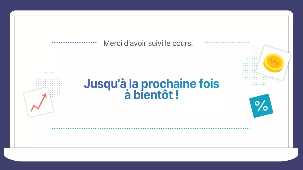 Illustration en dégradé bleu vert Matériel de cours sur la théorie économique