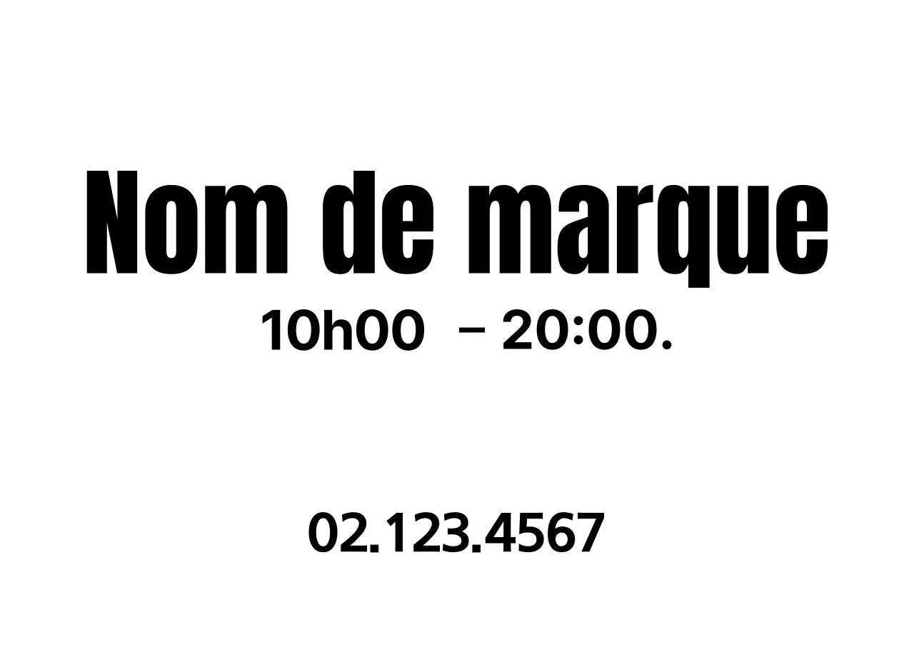 Transparents de marque simples