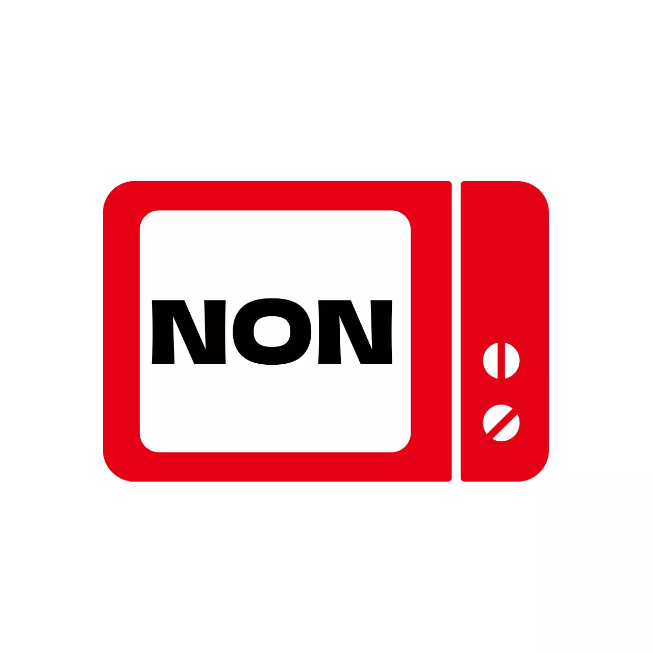 Etiquette rouge intense pour micro-ondes