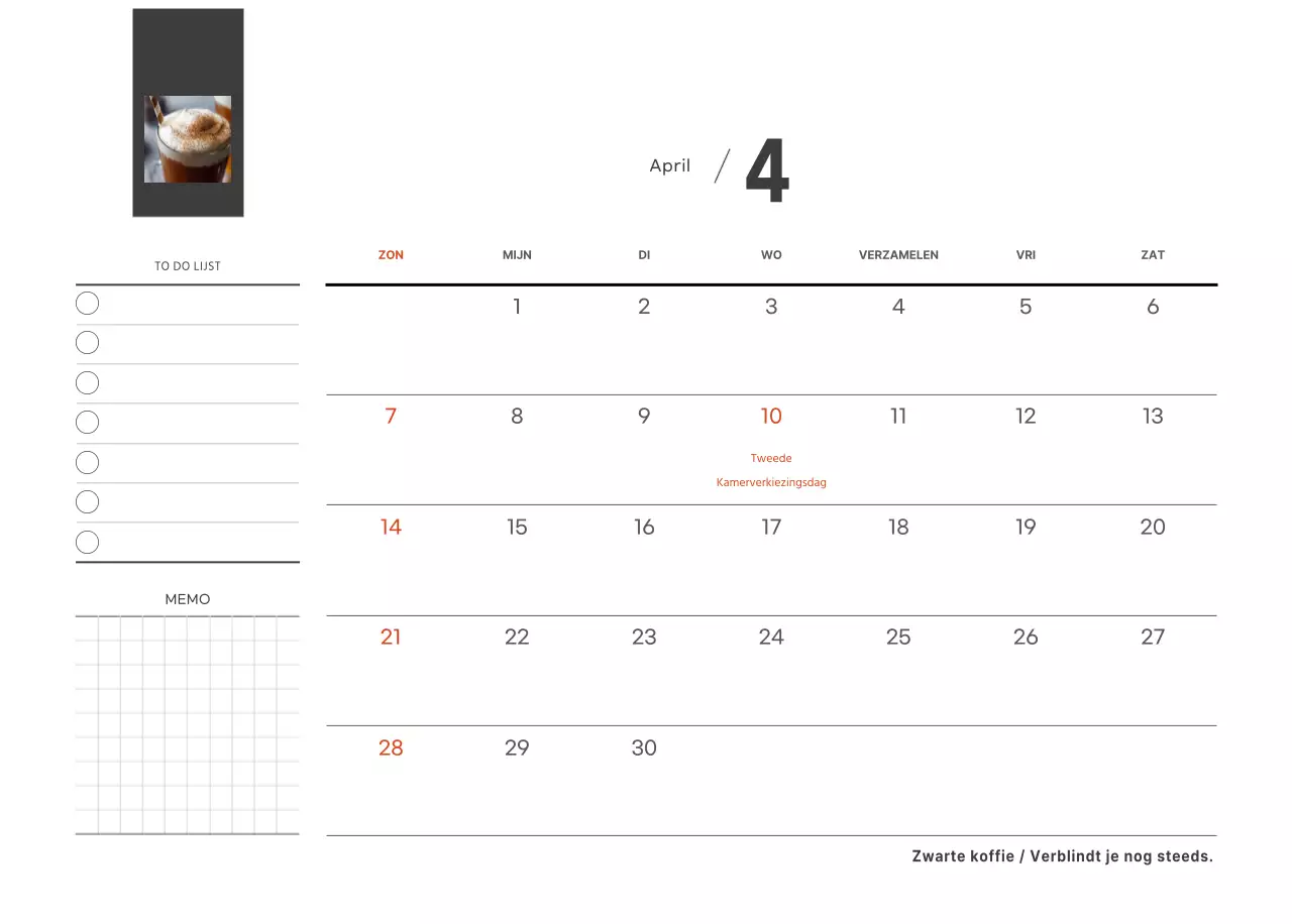 Een wit en bruin sentimenteel café