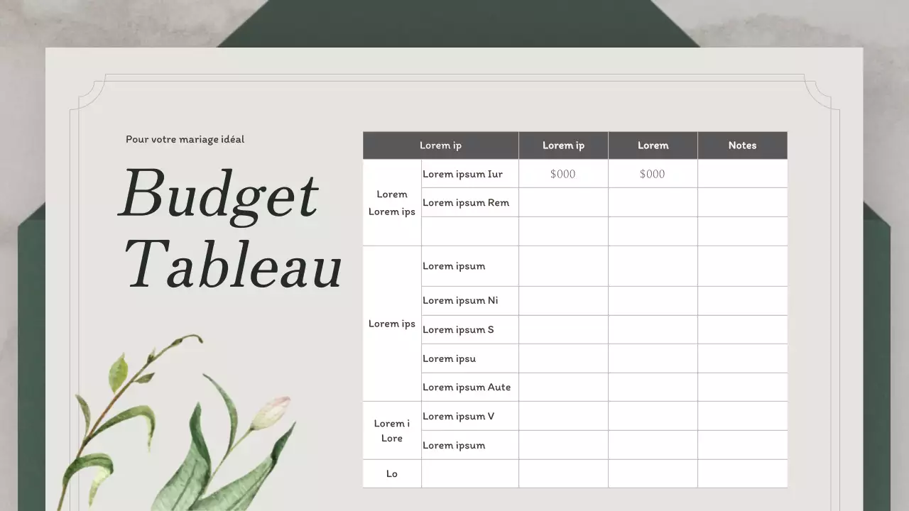 L'organisation d'un mariage avec un concept d'invitation écologique