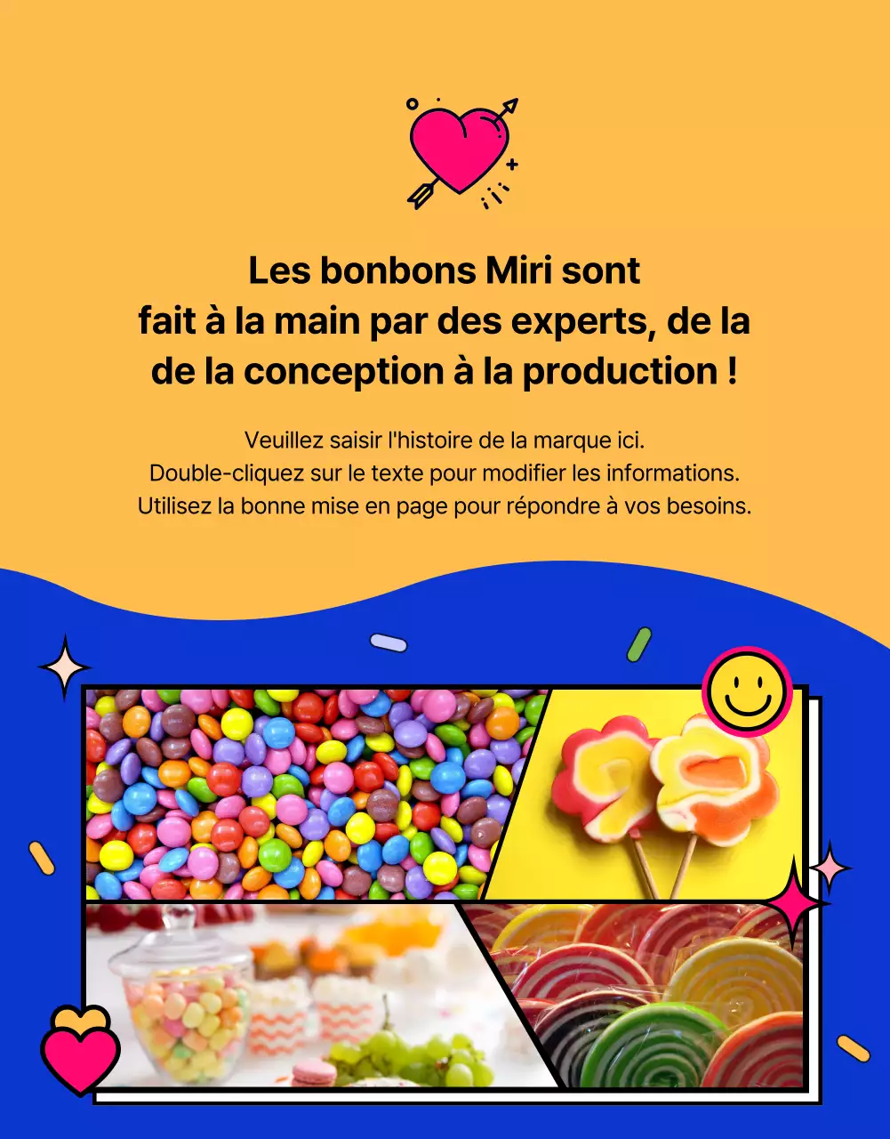 Une introduction décontractée et colorée aux bonbons faits à la main.