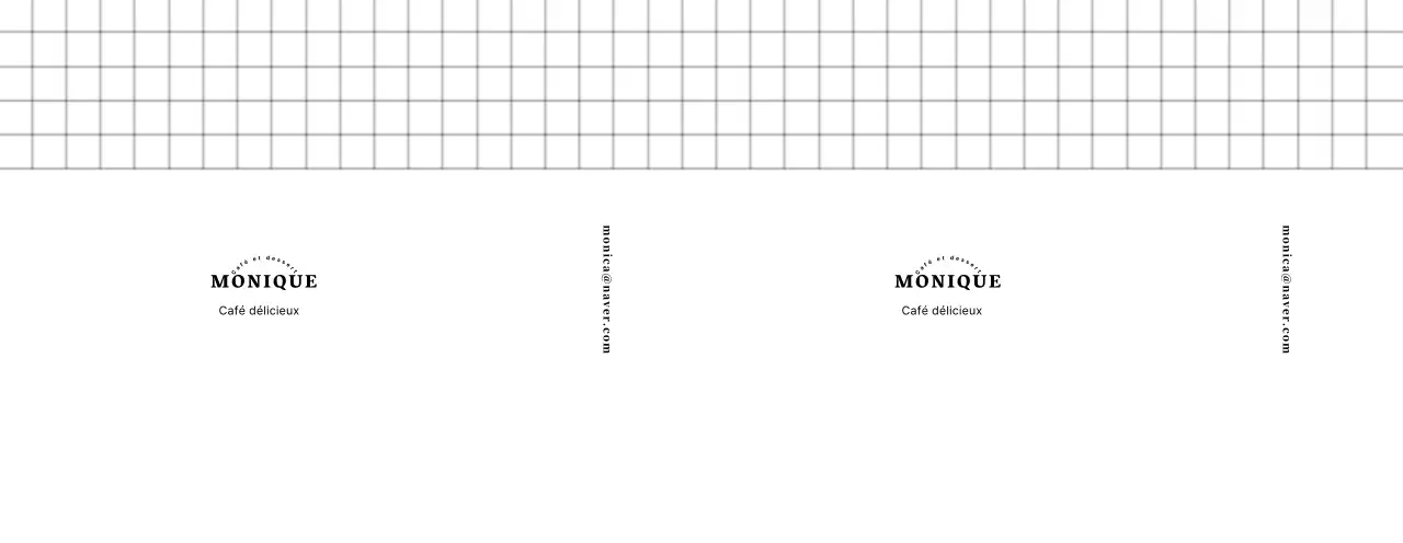 Logo émotionnel et propre d'un café dessert