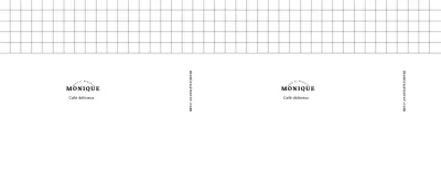 Logo émotionnel et propre d'un café dessert