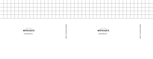 Logo émotionnel et propre d'un café dessert