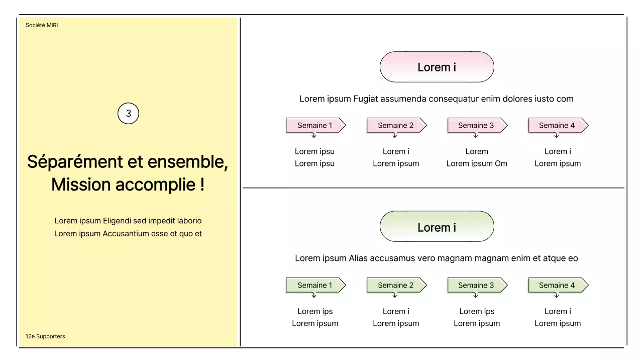 Cérémonie de lancement des supporters avec des formes pastel de cadres solaires
