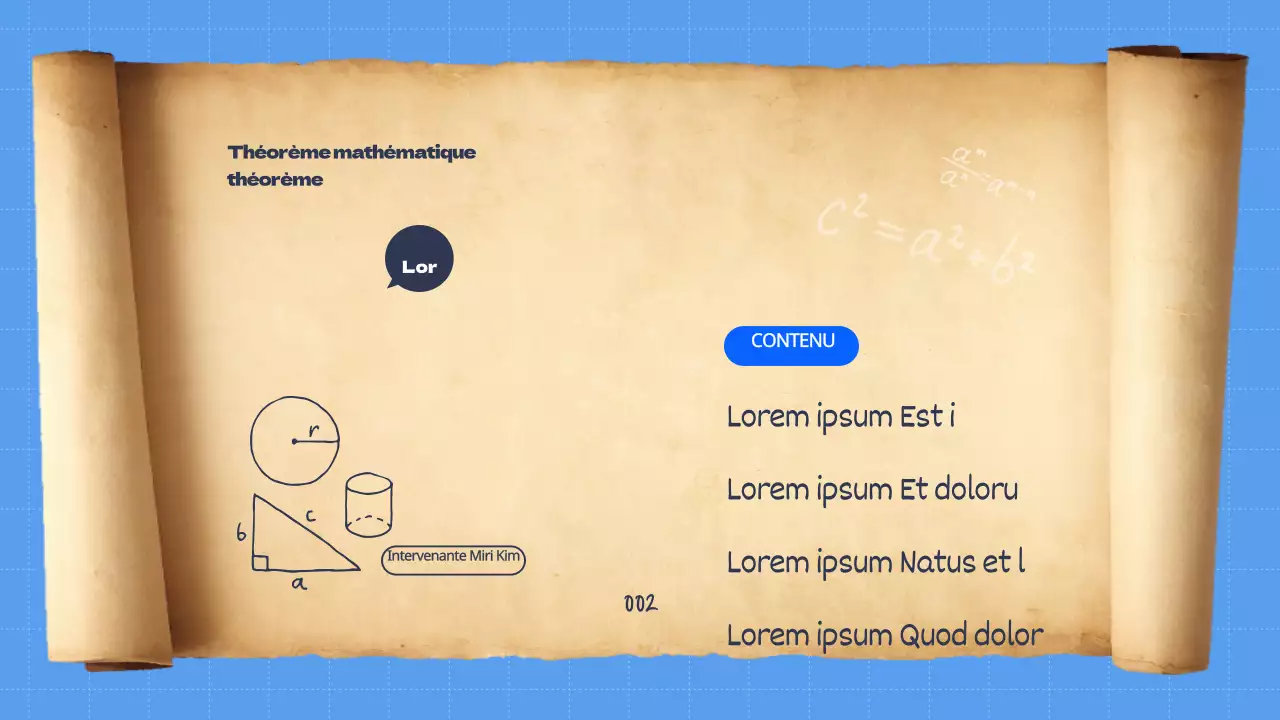 L'essence des parchemins