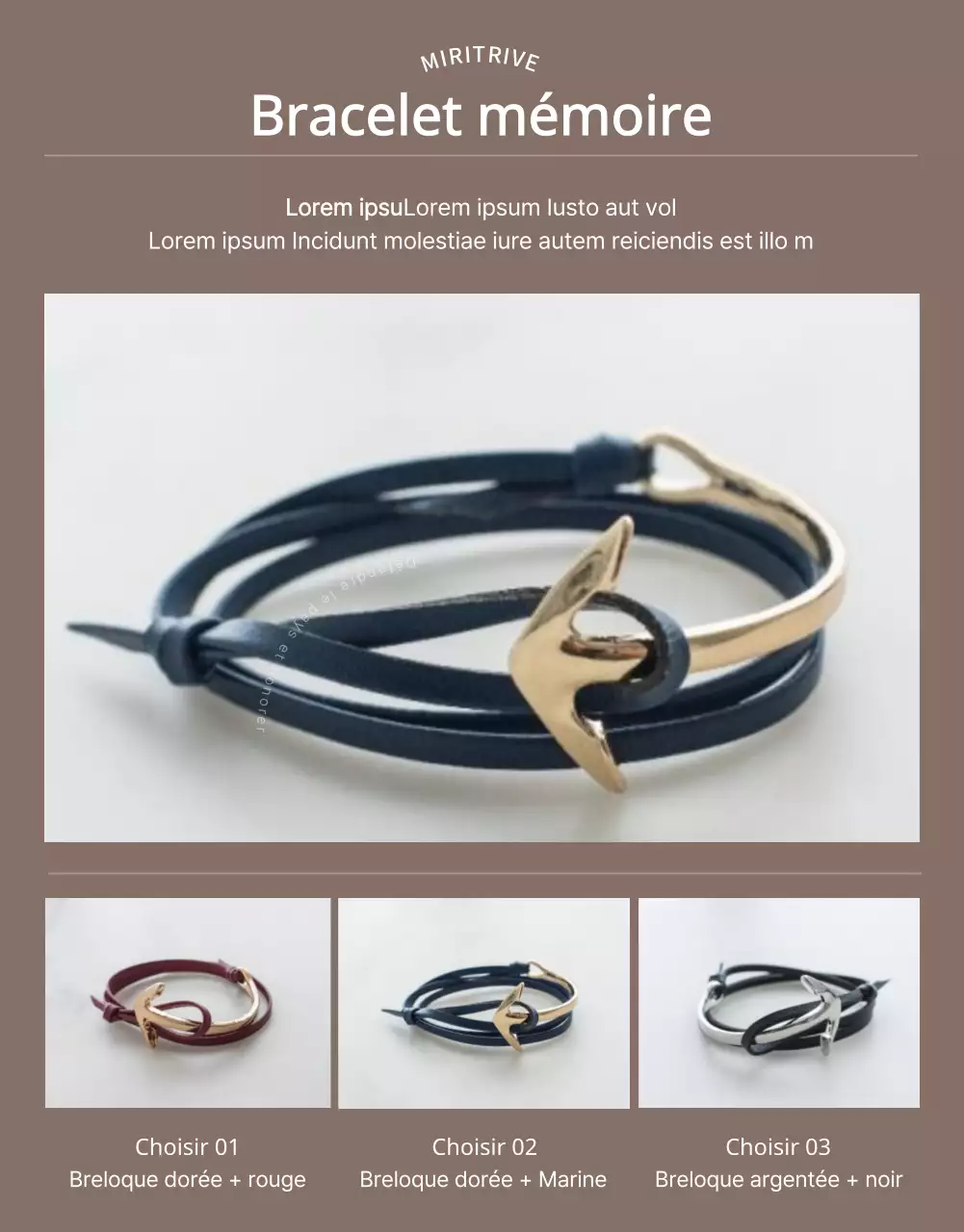 Beige National Veterans Welfare Improvement Bracelet Funding Detail Page