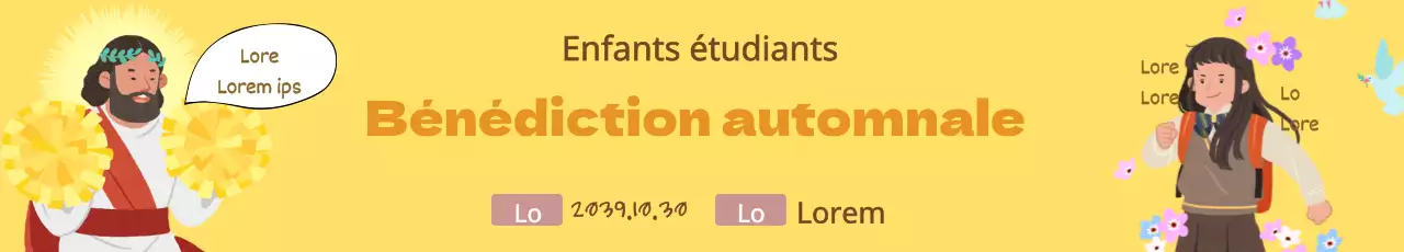 Prière de bénédiction de l'automne