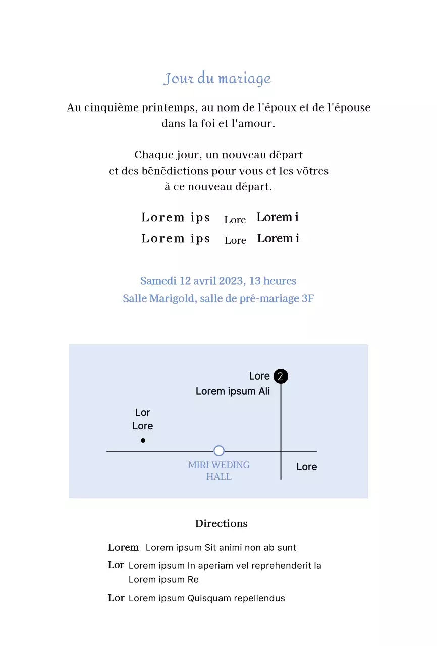 Faire-part de mariage en blanc et cadres simples