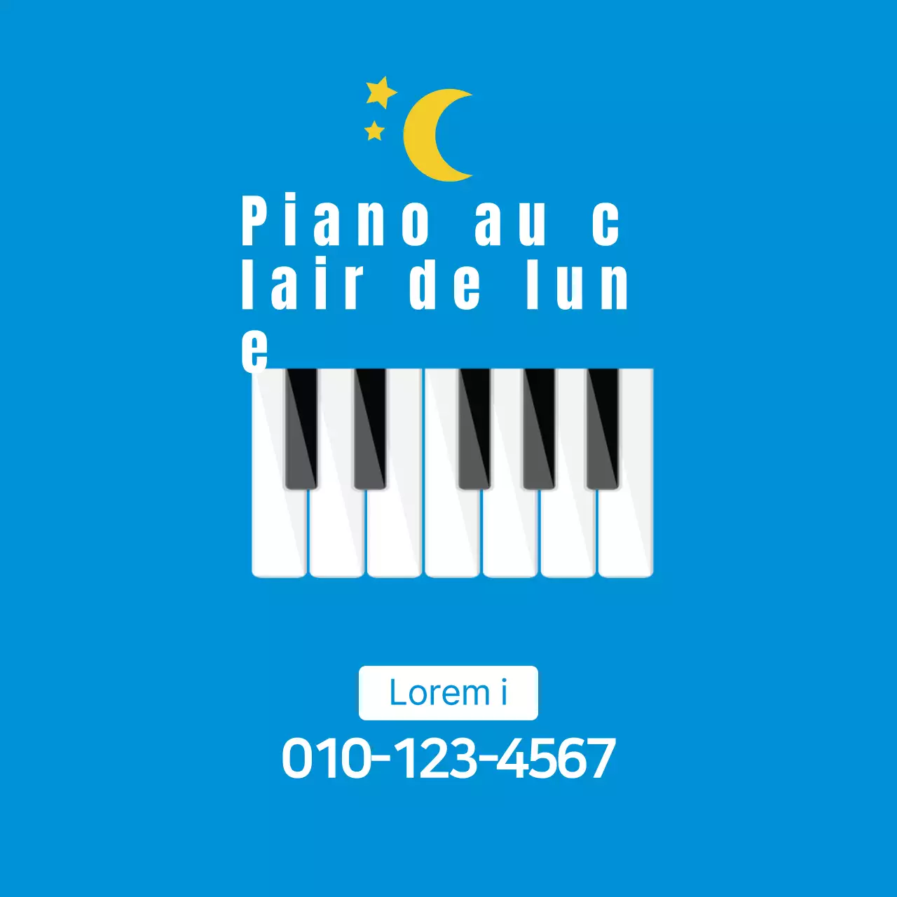 Piano au clair de lune