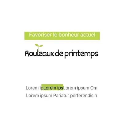 Rouleaux de printemps