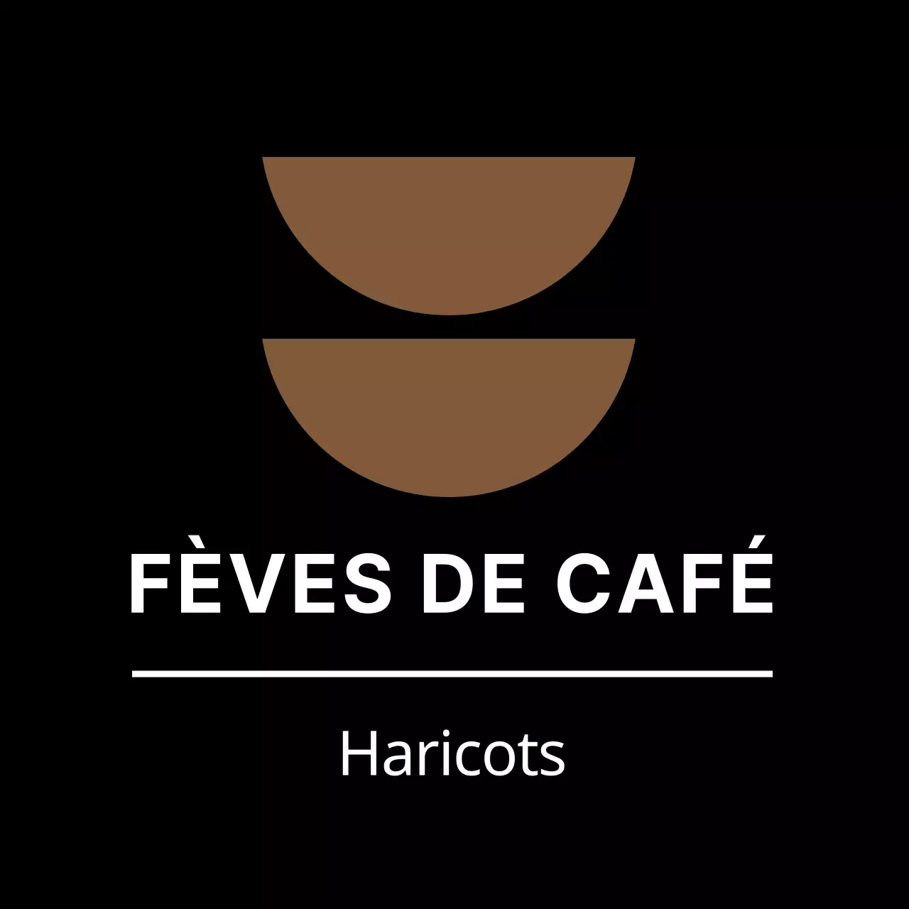 Autocollant pour haricots noirs simples pour étiquettes de plats d'accompagnement