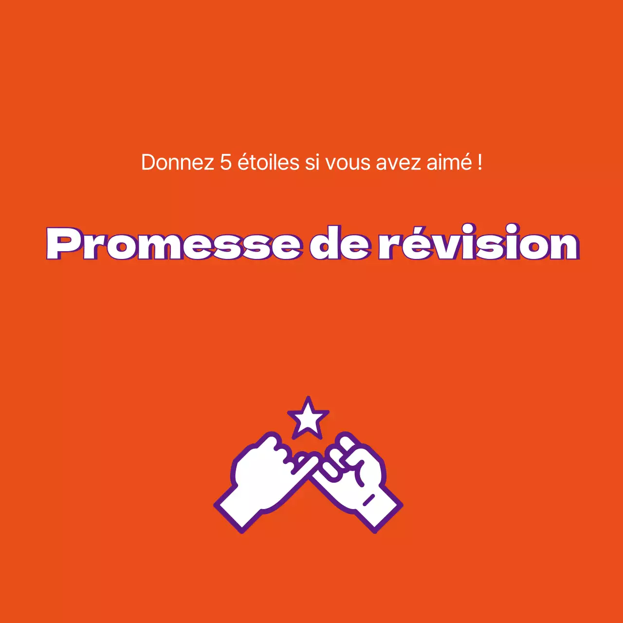 Autocollants de révision