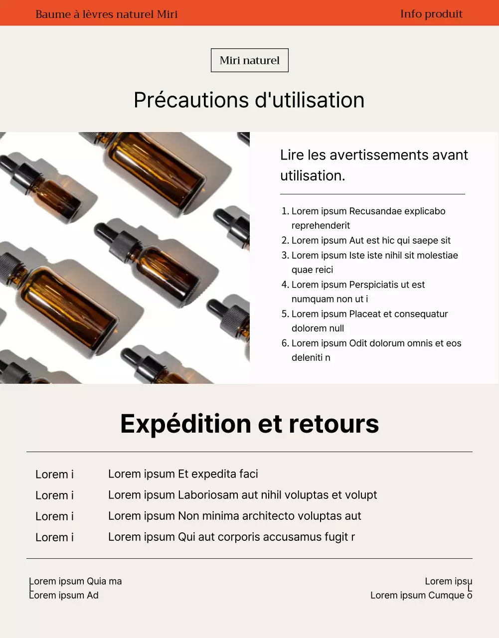 Promouvoir un rouge à lèvres moderne beige