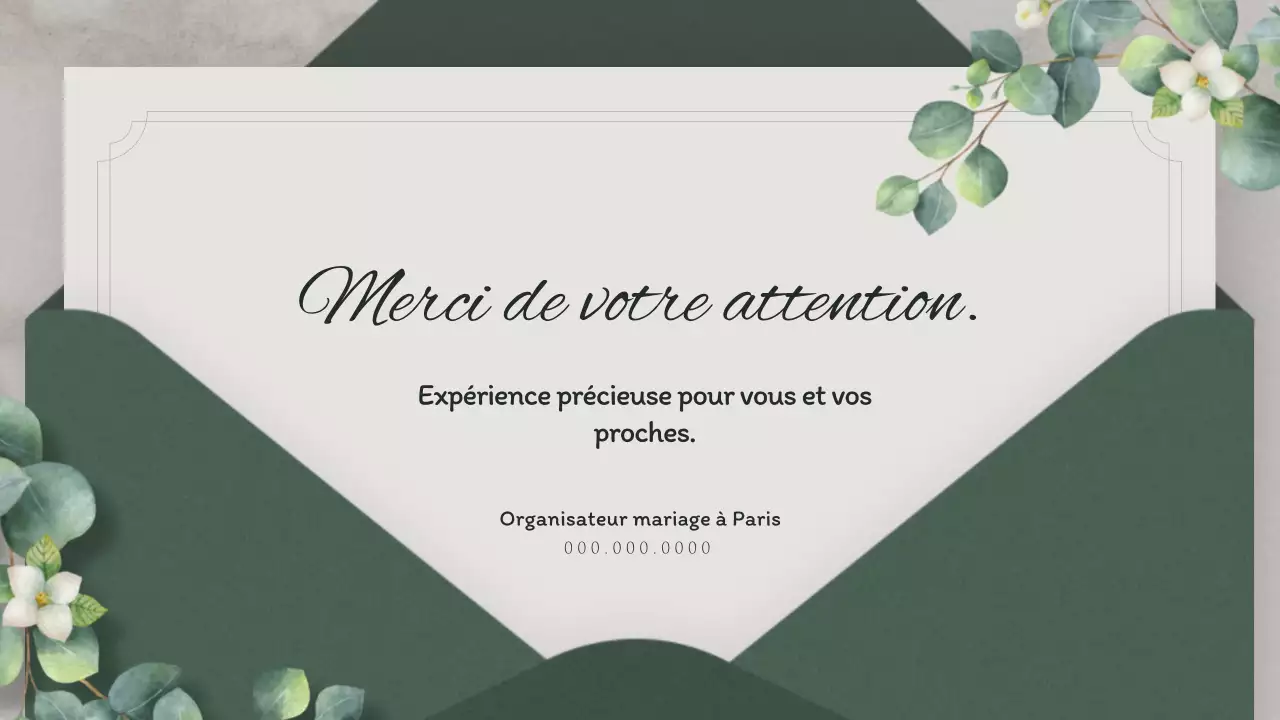L'organisation d'un mariage avec un concept d'invitation écologique