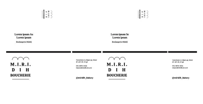 Logo de boulangerie en forme de pain pour révision et promotion