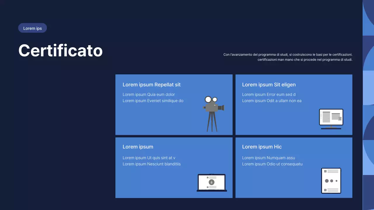 Una semplice lettera di presentazione per il dipartimento di mentoring in blu e azzurro