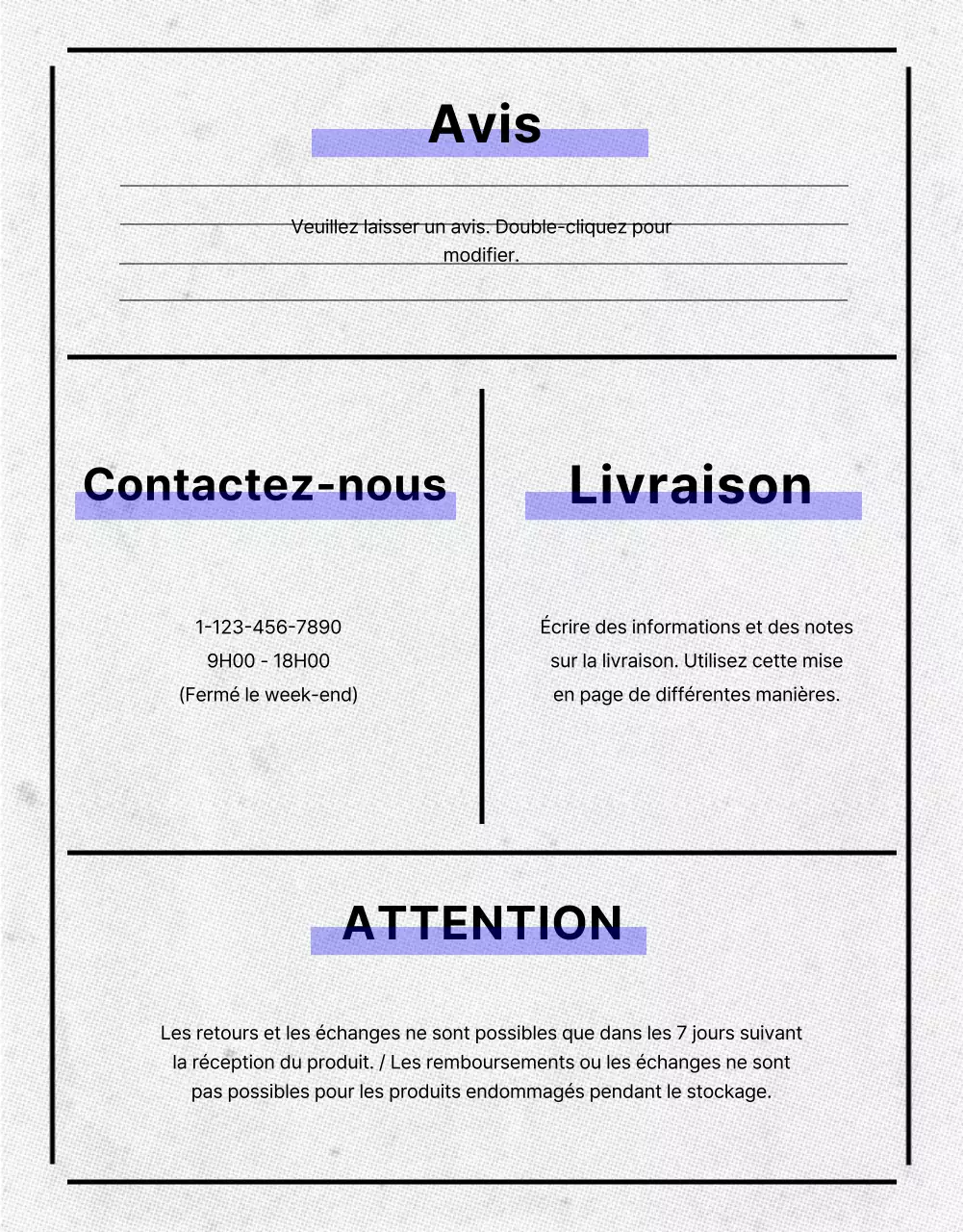 Lunettes de soleil page détaillée