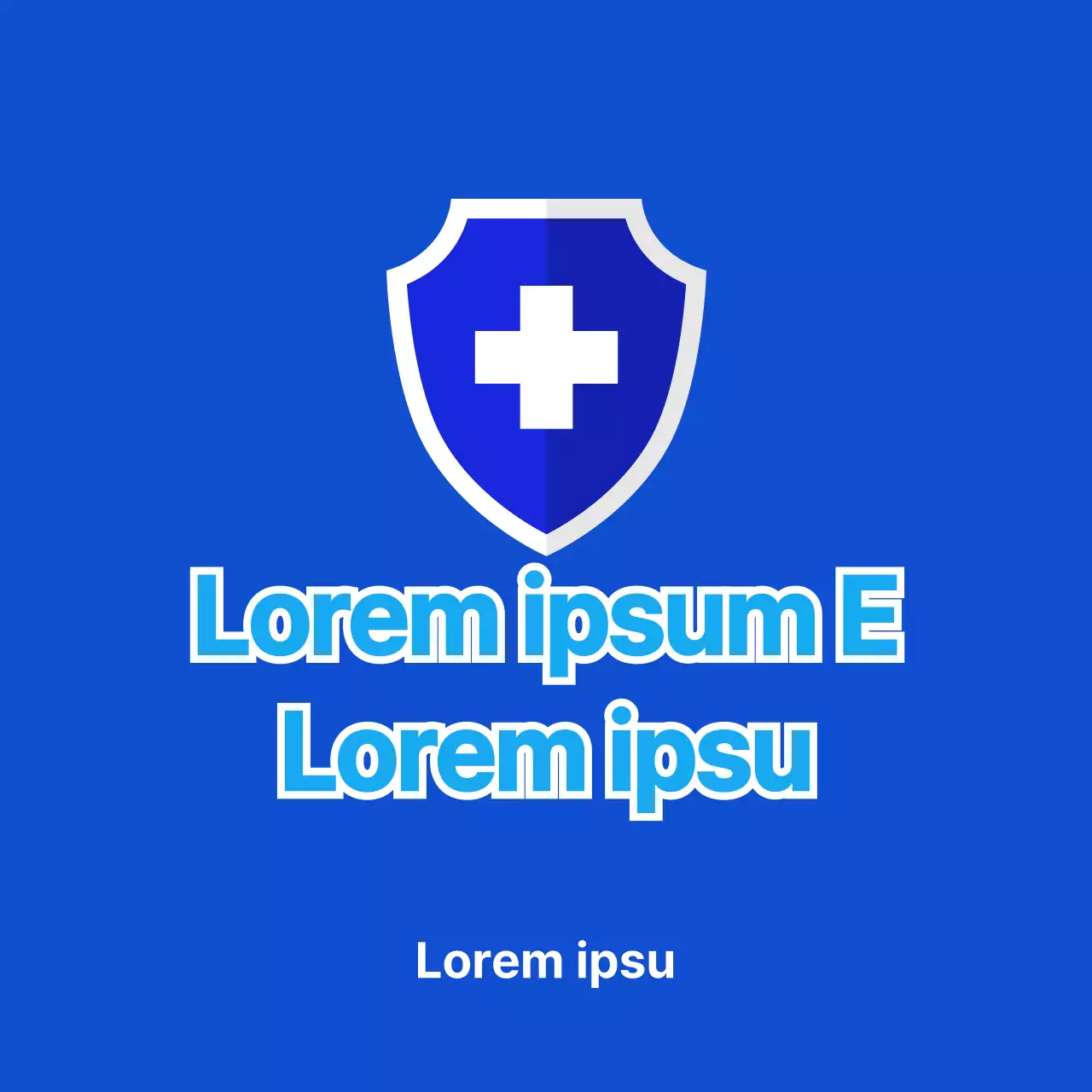 Autocollant médical Blue Corona Vaccinated