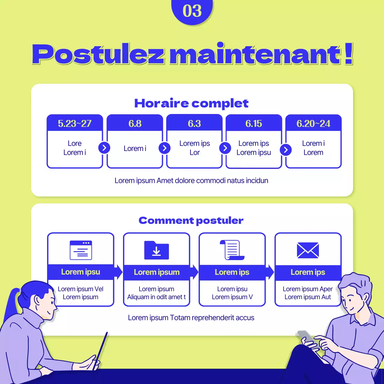 Recrutement de sympathisants pour le festival du film bleu et jaune