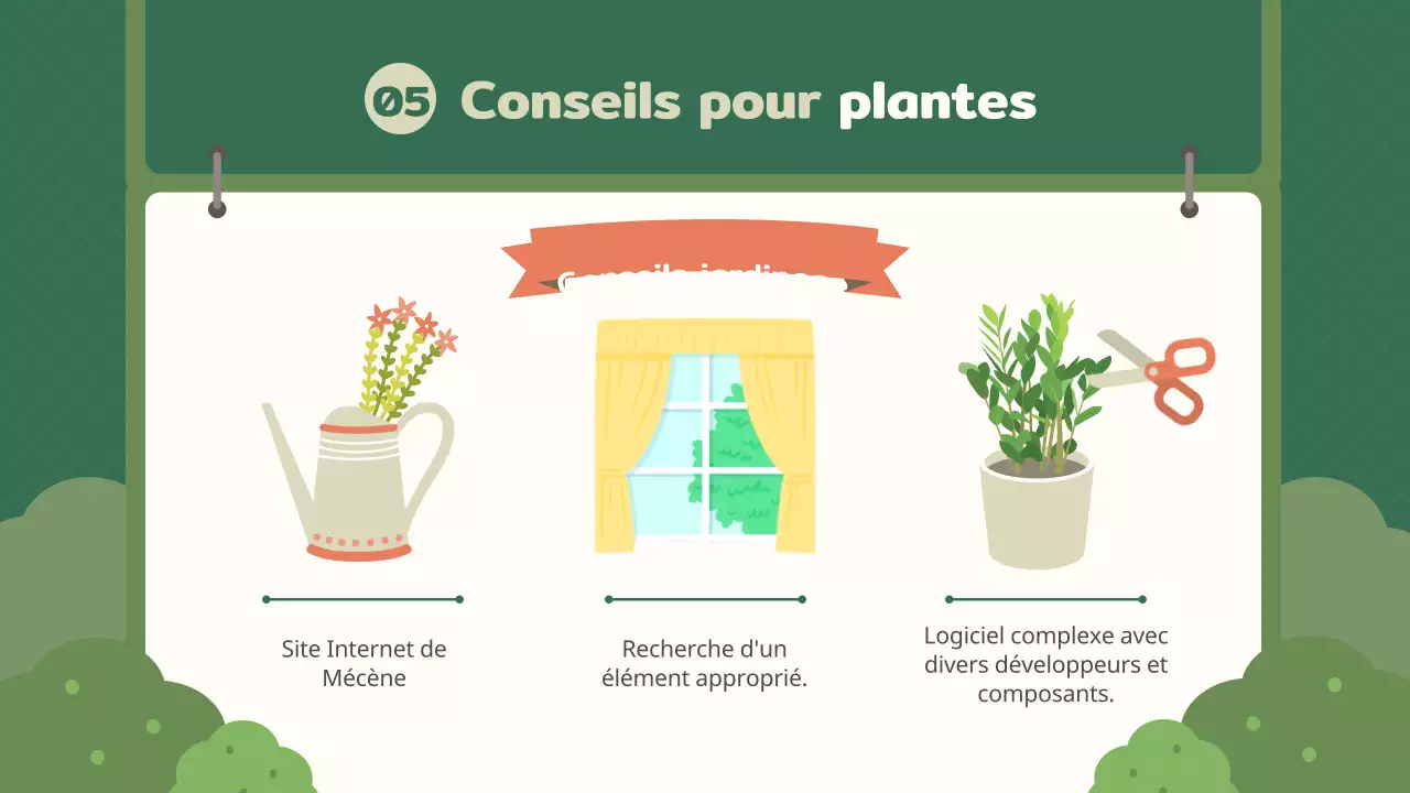 Cultiver une jardinière avec le concept du carnet de croquis abstrait