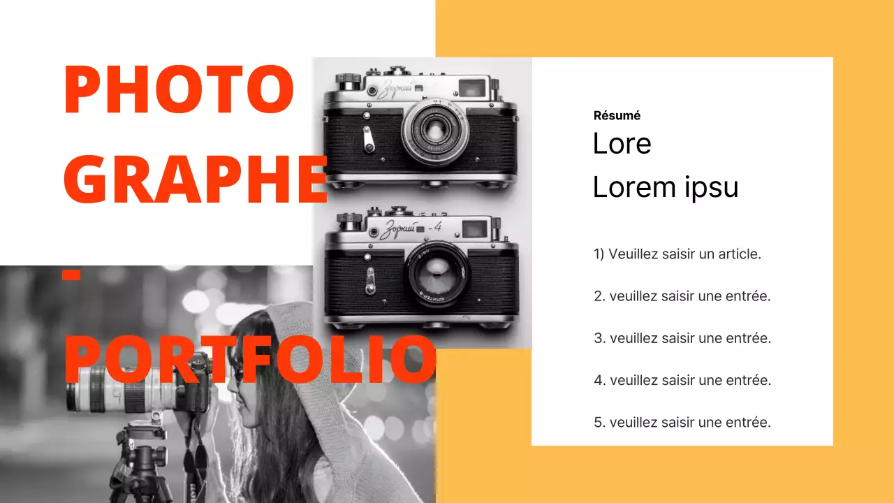 Portfolio du photographe