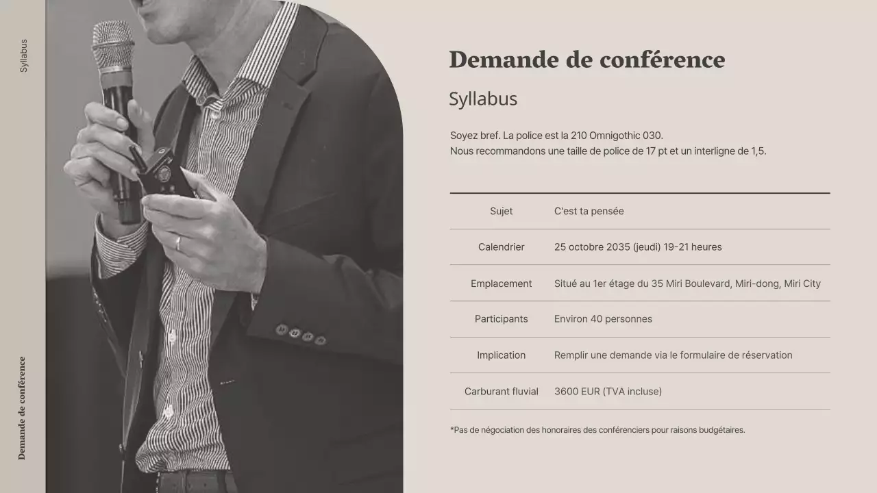 Proposition de conférence dans une librairie beige et grise