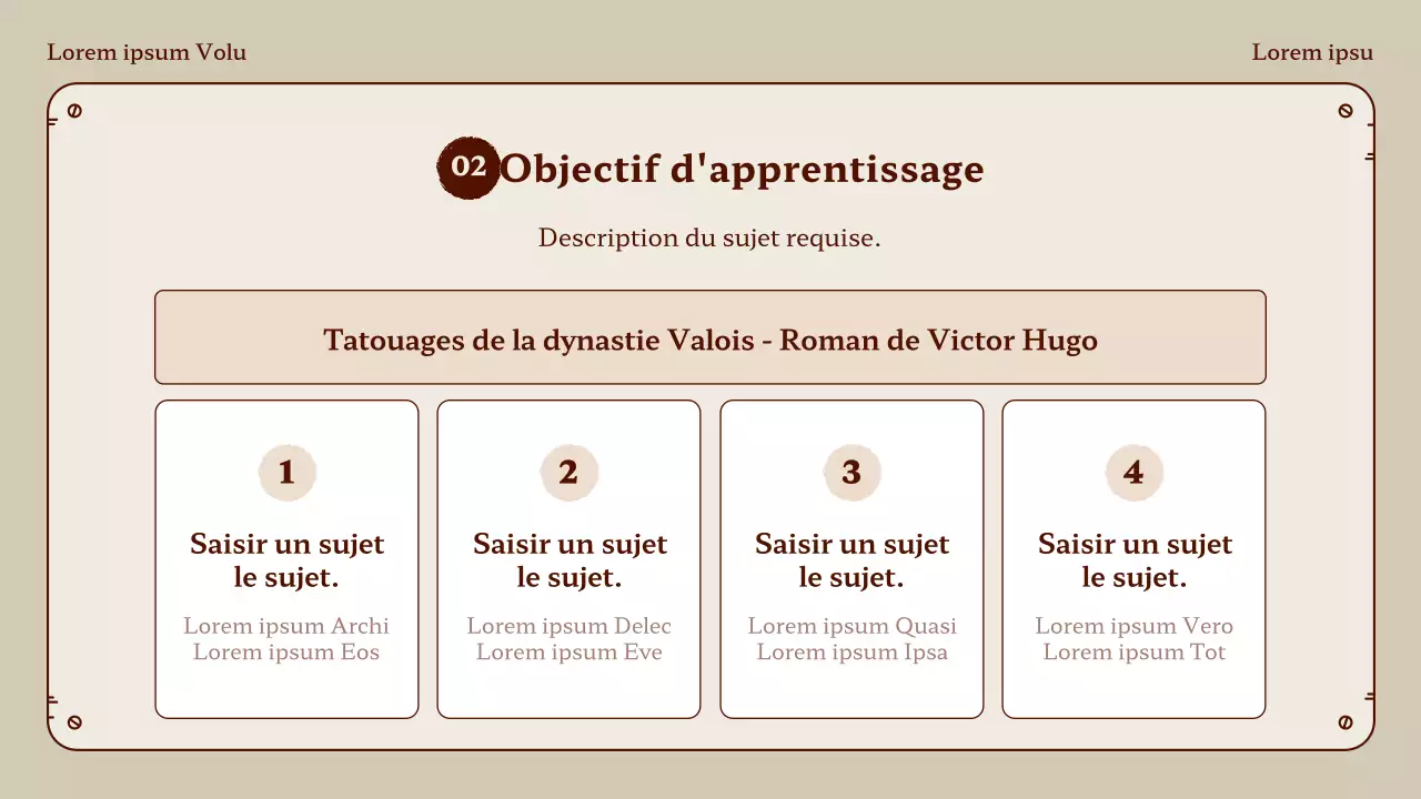 Cours de langue de la pièce de monnaie Honggil en beige et en marron