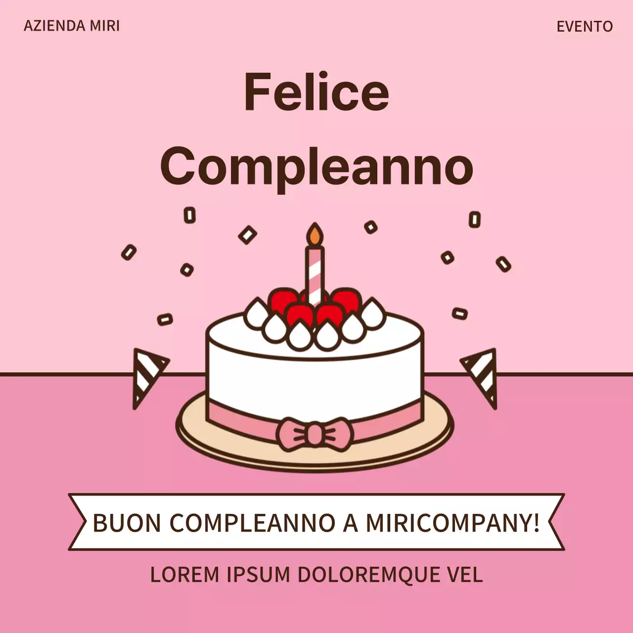 Anniversario in rosa