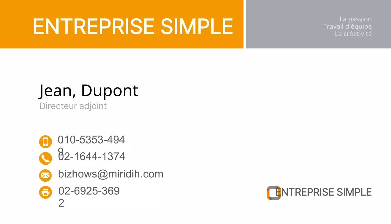 Des affaires simples