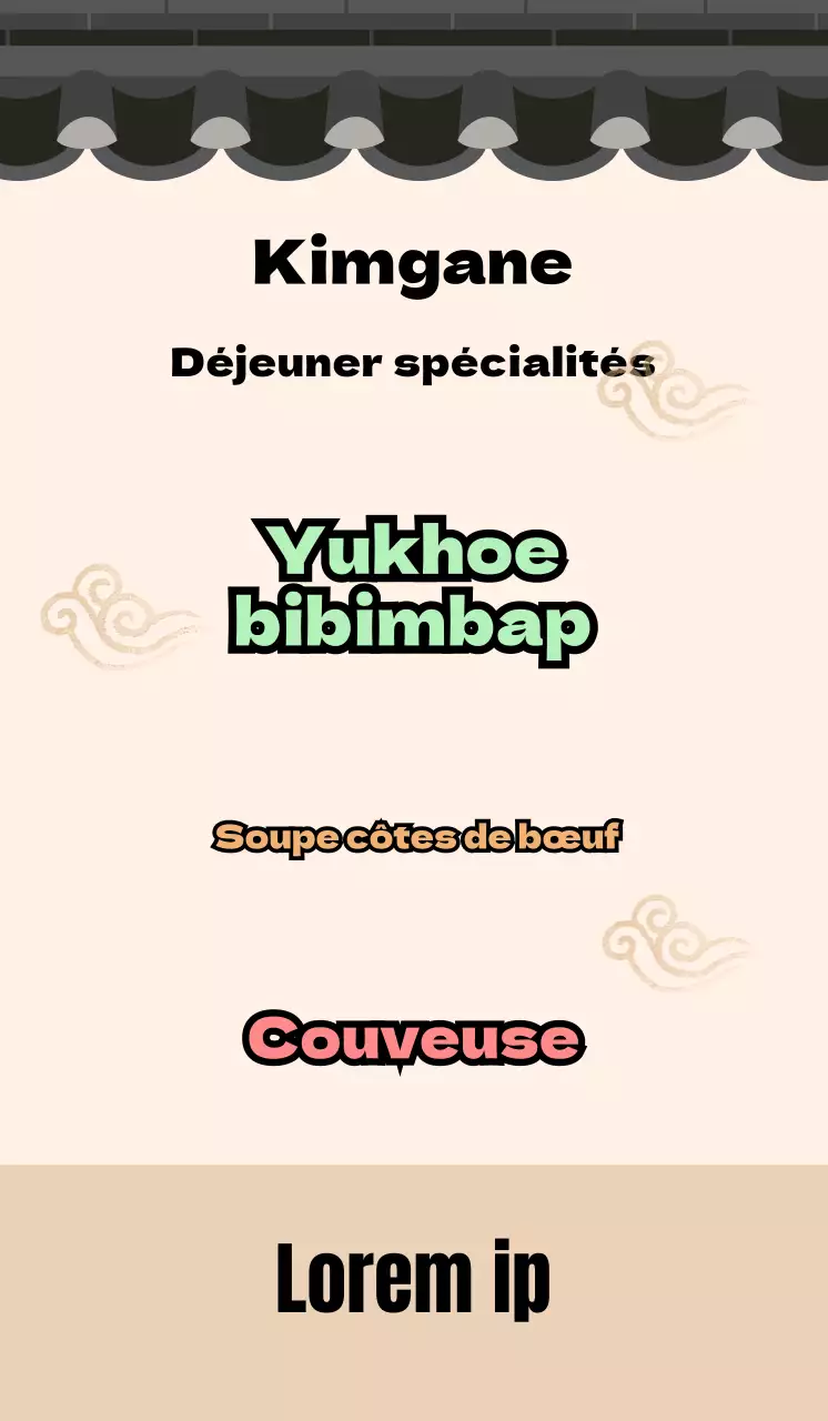 Boucherie traditionnelle dans une maison en tuiles beiges